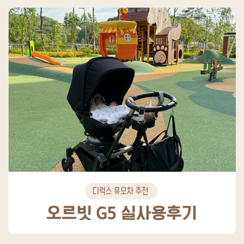 디럭스 유모차 추천 오르빗 G5 실사용후기! (신생아 유모차 장점 단점 내돈내산)