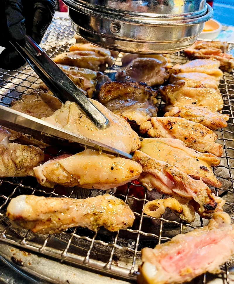 강촌 숯불닭갈비 야장느낌 종각역 맛집 직장인들의 성지