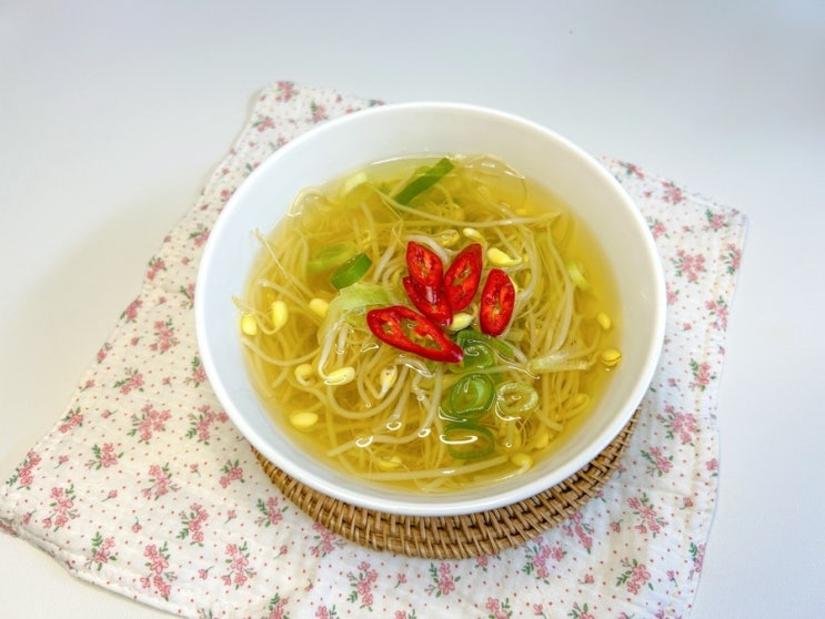  냉콩나물국 끓이는법 알려드려요.