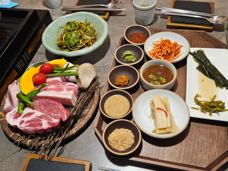  대전 관저동 고기집 마치광장 맛집 숯불화로구이 화월