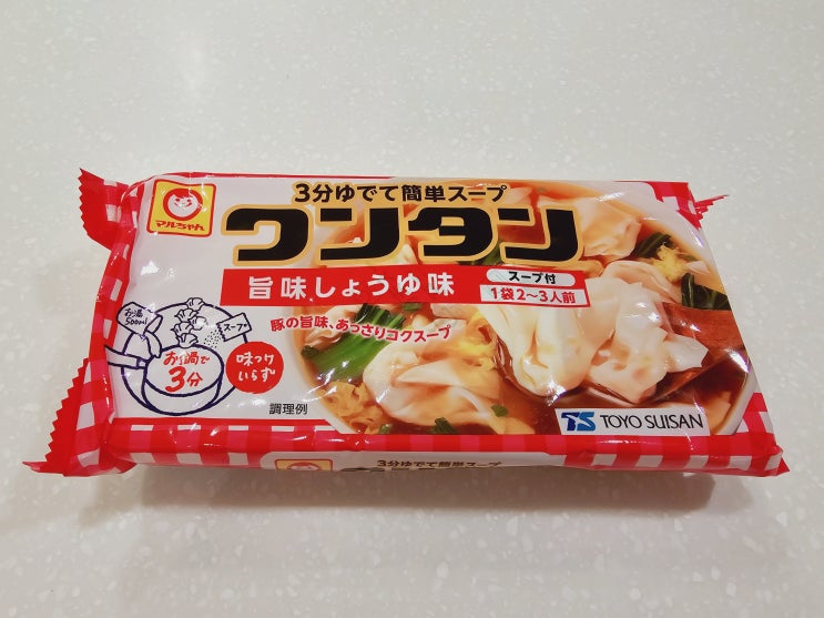  컵라면 리뷰 55 - 동양수산 마루짱 트레이 완탕 쇼유맛