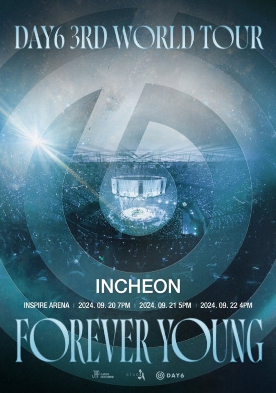 DAY6 World Tour Concert at Incheon Inspire Arena, September 20-22