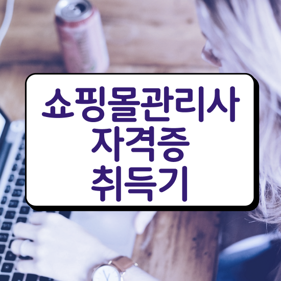  쇼핑몰 창업 & 운영 , 쇼핑몰관리사 자격증 취득한 정보 요약