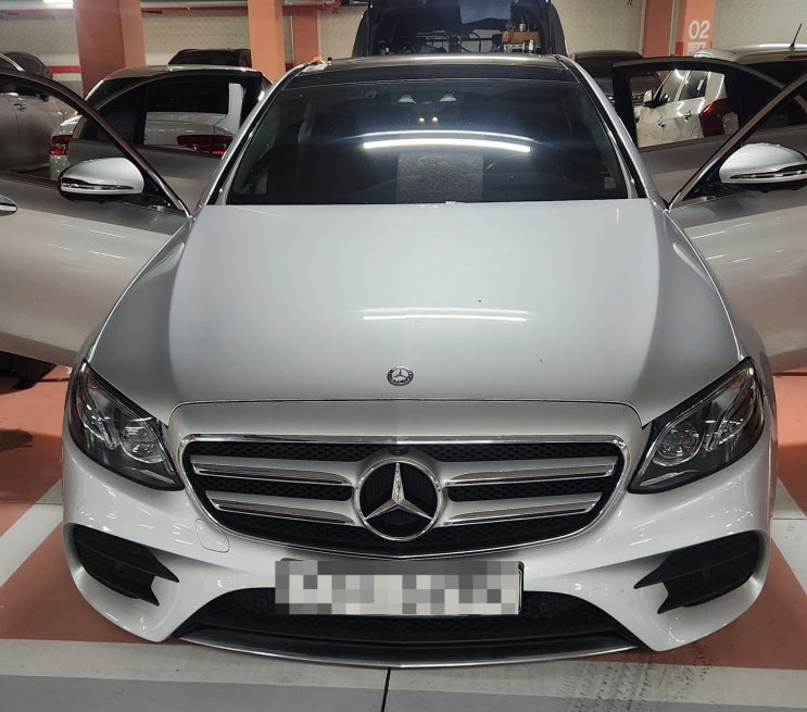  부천 실내세차 벤츠 E350d 쾌쾌한 담배냄새 완벽 제거 내부 크리닝