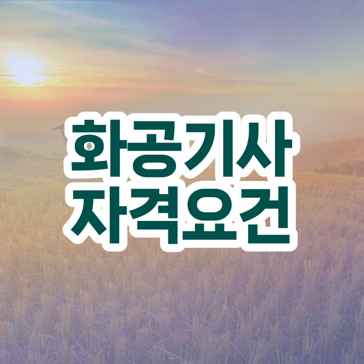  화공기사 자격증 이미지 화공기사 응시조건 온라인 수업으로 4개월 만에 준비한 전략