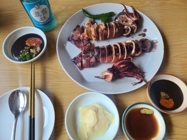  마트에서 파는 원양산 해동 (냉동) 오징어로 오징어통찜 해먹기