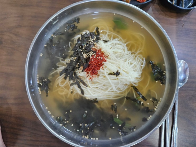  인천 서구 검단사거리 잔치국수 맛집 원포국수집 내돈내산