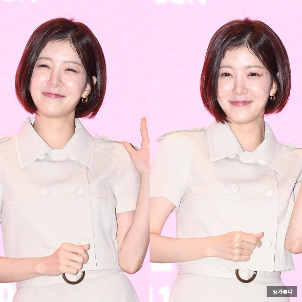긴머리 싹둑! 이미지 변신 성공한 정인선 트렌디한 단발 레이어드컷(세련된 헤어스타일)