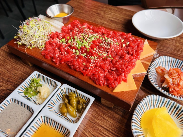  송도 트리플스트리트맛집 육회 육회비빔밥 추천 송도 육회본가