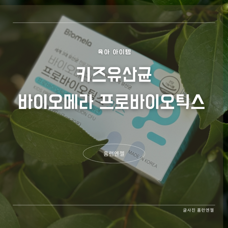  키즈유산균 바이오메라 돌아기 유산균 비타민D