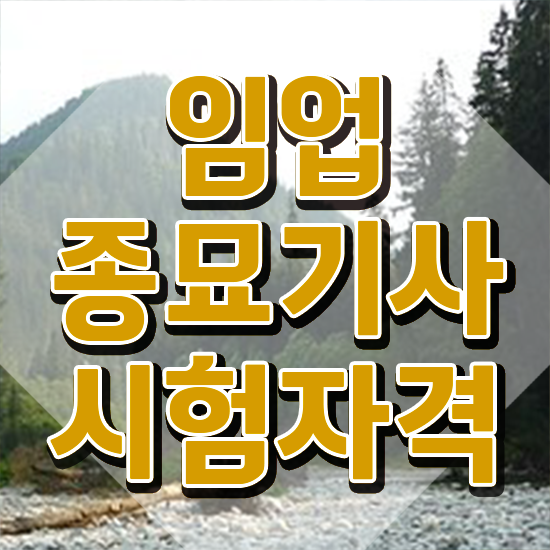  임업종묘기사 필기 합격기준 임업종묘기사 시험응시조건 인강으로 4달 안에 성공한 후기