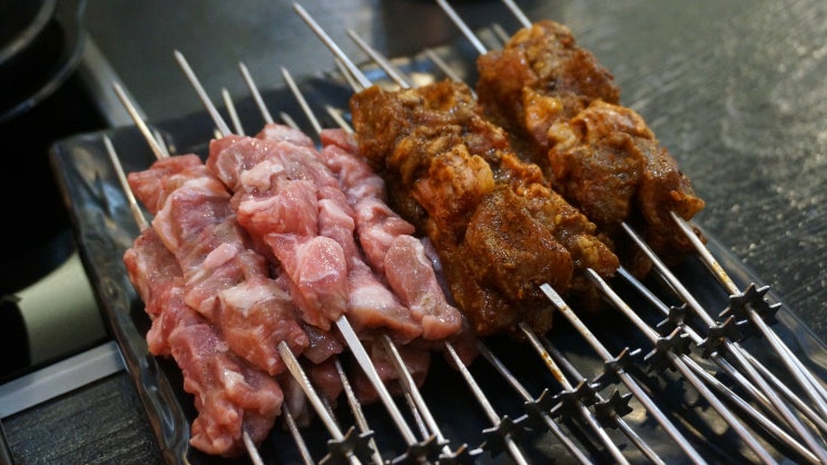  공주 신관동맛집 공주양꼬치 공주꿔바오루 맛있는 목화밀면&양꼬치