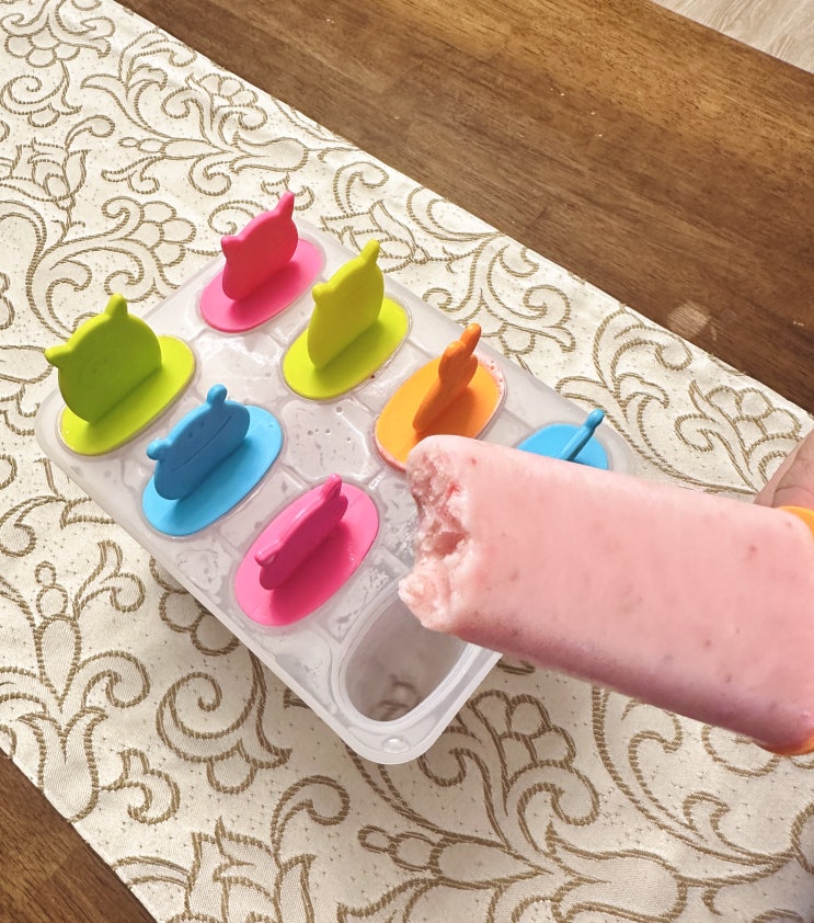  팝시클 수제 아이스캔디 여름간식 샤베트 만들기