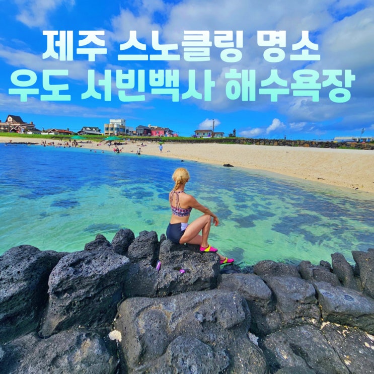  제주 스노쿨링 명소 우도 서빈백사 해수욕장 물고기 포인트