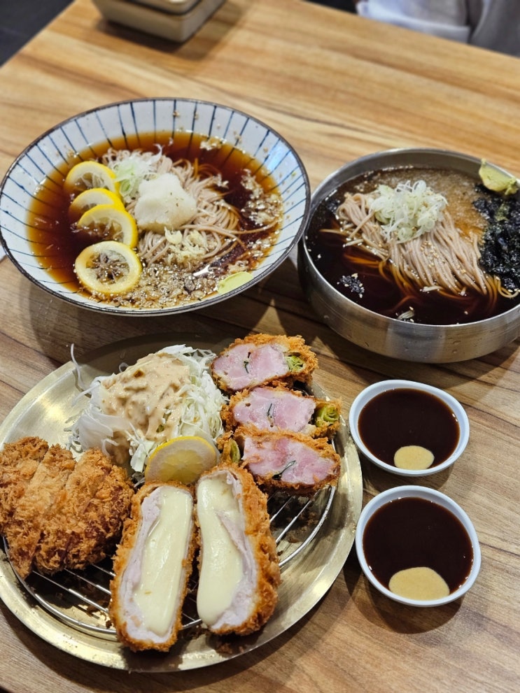  충무로역 맛집 낙원의 소바 네기카츠에 레몬소바인생세트메뉴 등극