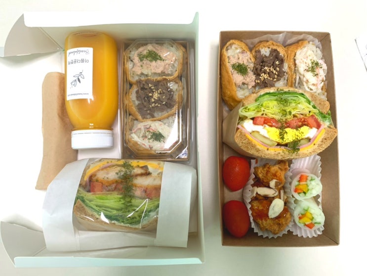  구성이 알찬 피크닉도시락 파주 다율동맛집 아름다운한끼