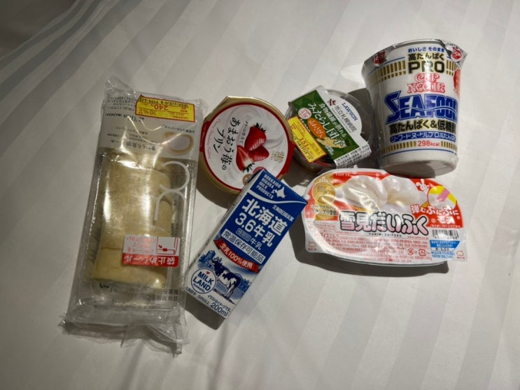  일본 삿포로 편의점 추천간식과 비추천 간식 총정리