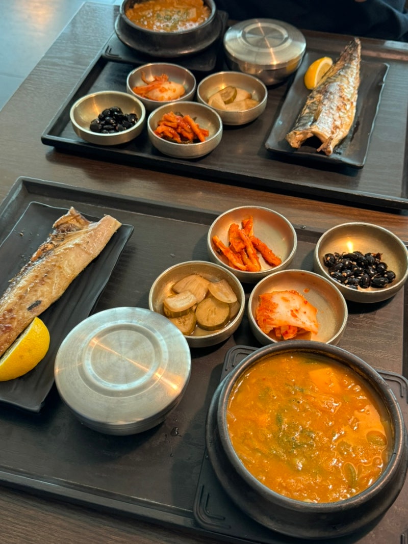 인천공항 식당가 한식 맛집 출국전 입국후 한식추천 제1터미널 위치 명가의뜰(청국장 찐맛집) : 네이버 블로그