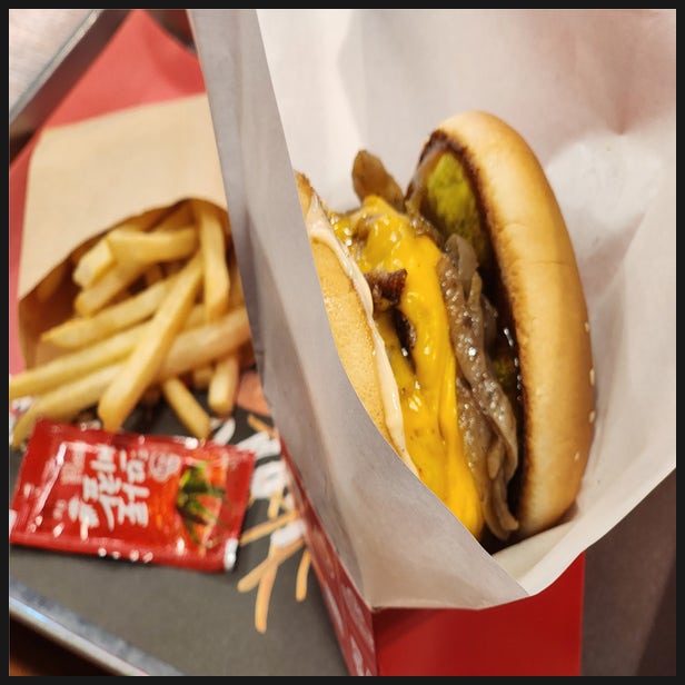  홍대 연남동 맛집 치버킹 더블치즈버거 세트