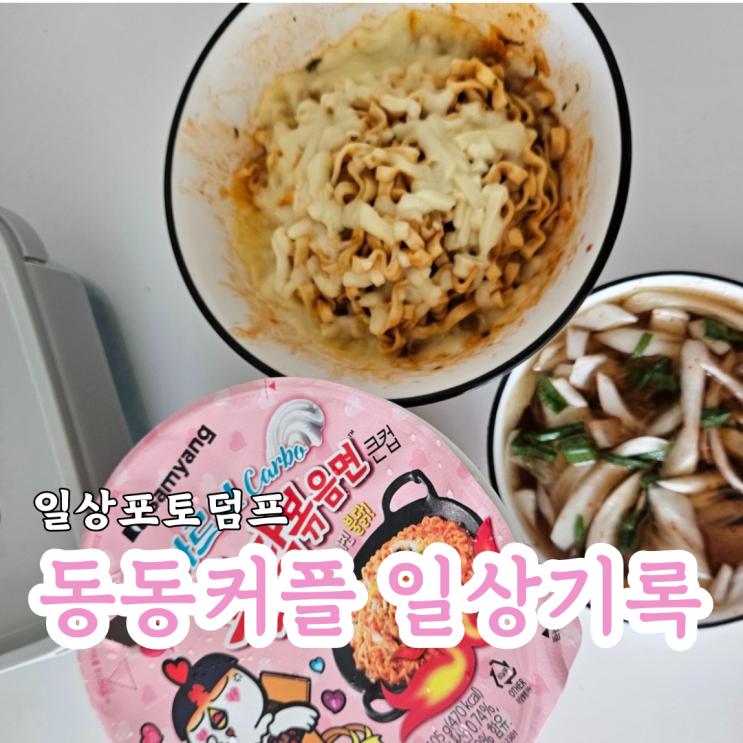 일상포토덤프 동동커플 일상기록 및 동동이 입체사진 큰동이와 닮았나요?