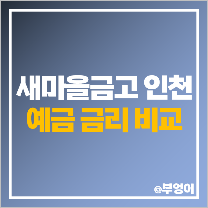 인천 MG 새마을금고 특판 예금 추천 이자 높은 정기예금 금리 비교 인천 MG 새마을금고 특판 예금 추천 이자 높은 정기예금 금리 비교