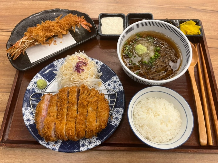  판교돈까스 맛집 카츠쇼쿠도우 판교본점, 알파돔타워에서 최고 맛있는 유자 숙성 일식돈까스!