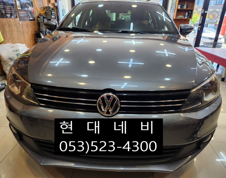  대구 폭스바겐 제타(JETTA) 네비게이션 DMB PHONE EXBOX3 신호없음 불량 수리 블랙박스 교체 장착