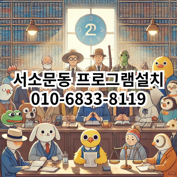  서소문동 프로그램 설치 - 동네형컴퓨터와 함께라면 문제없습니다
