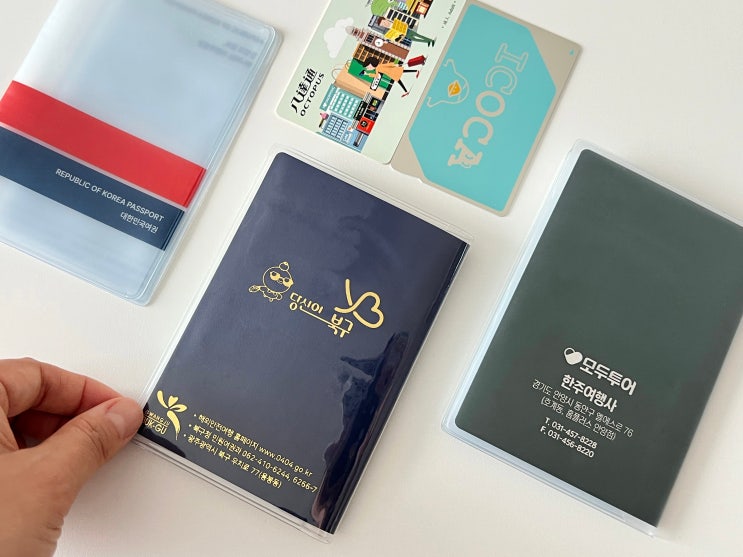  관공서 여행사 투명 반투명 여권 케이스 커버 금박 은박 옵셋 인쇄 제작