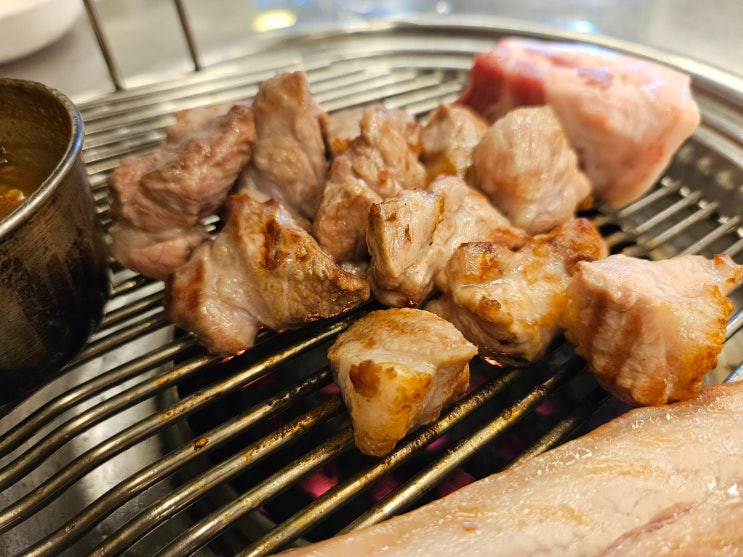  선릉 고기집 김돈이 본점 회식장소 흑돼지 맛집
