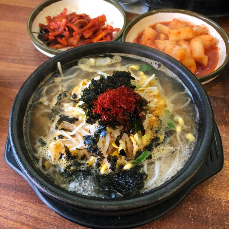  인천 24시 맛집 논현동 한방전주콩나물국밥 7,000원 가성비 갑