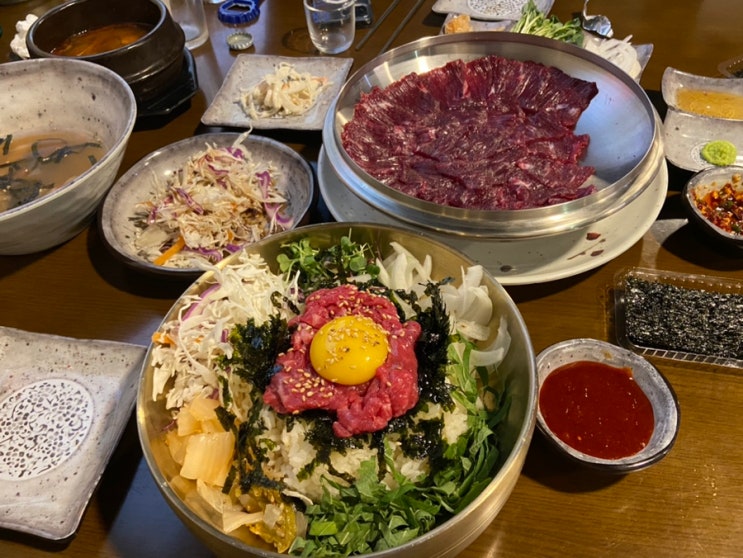  대전 당일 도축 한우 뭉티기 맛집, 갈마동 최애뭉티기