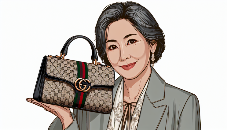  53세 우아함의 대명사 이영애가 애정하는 구찌 보부상 가방의 정체는?