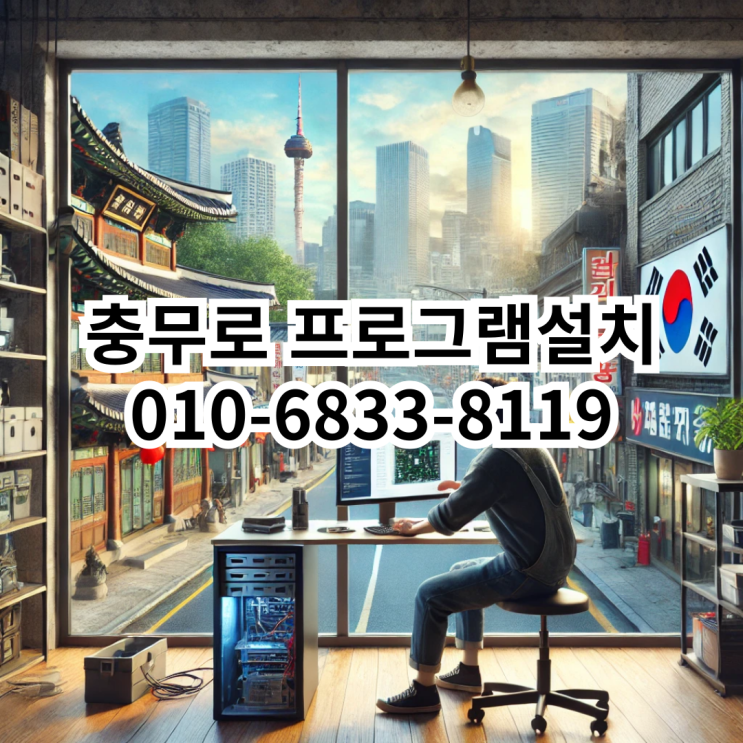  충무로 프로그램 설치 서비스 안내