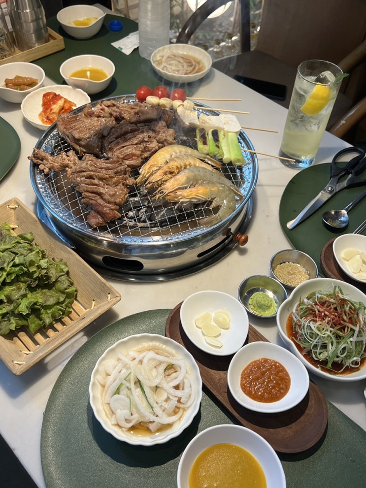  천안돼지갈비 맛집 너흐 단체룸있는 단체모임고깃집