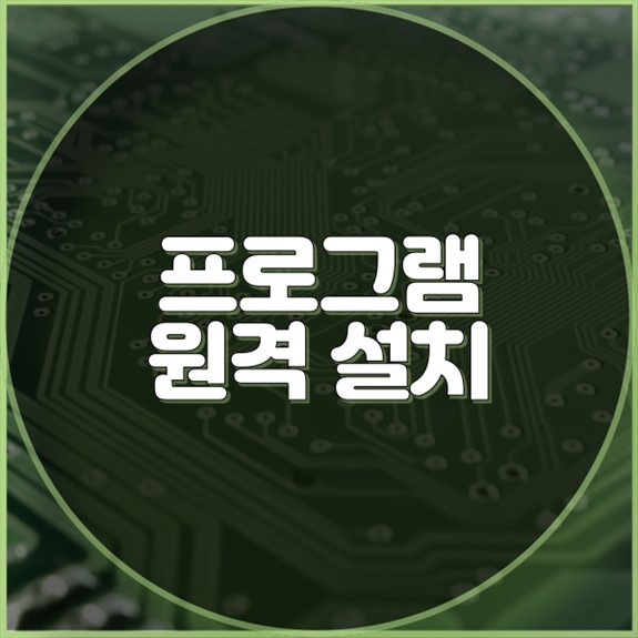  금곡동에서의 전문 원격 프로그램 설치 서비스