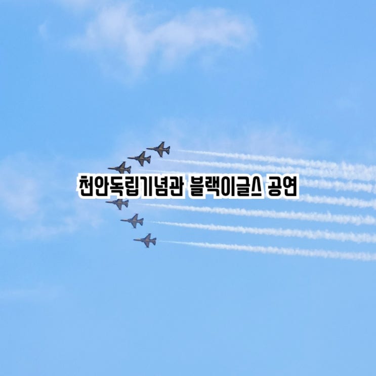  천안가볼만한곳 독립기념관 블랙이글스 에어쇼
