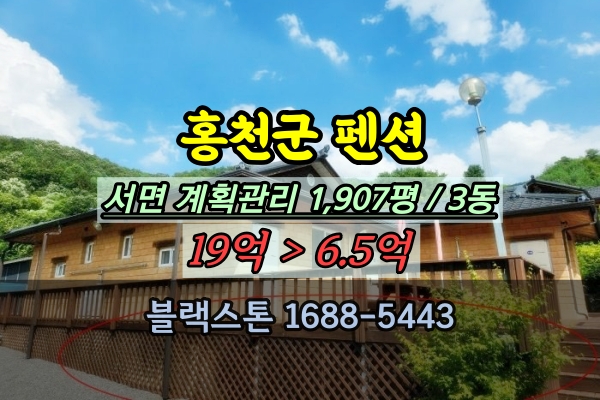  홍천군펜션 경매 서면 팔봉리 2천평 키즈카페