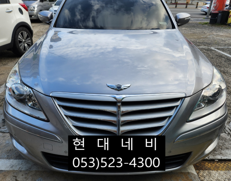  대구 제네시스BH 330 AVN 순정네비게이션 블랙아웃 화면안나옴 화면백화 불량 수리
