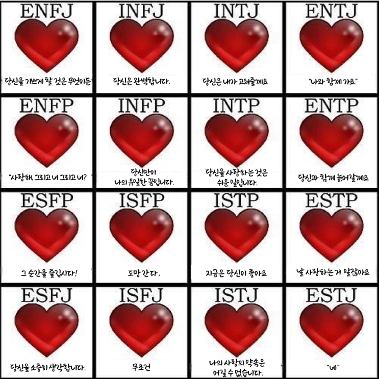  새롭게 바뀐 MBTI 검사 방법 소개와 MBTI로 보는 '운명의 동물' 테스트