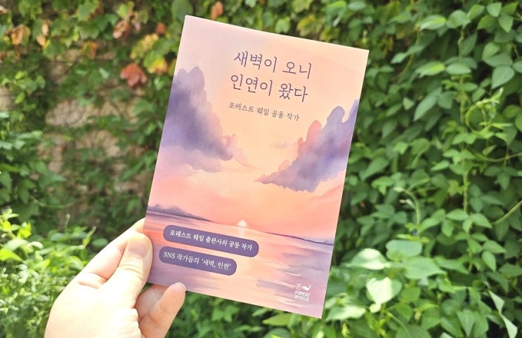  새벽이 오니 인연이 왔다 책이 출간되었습니다