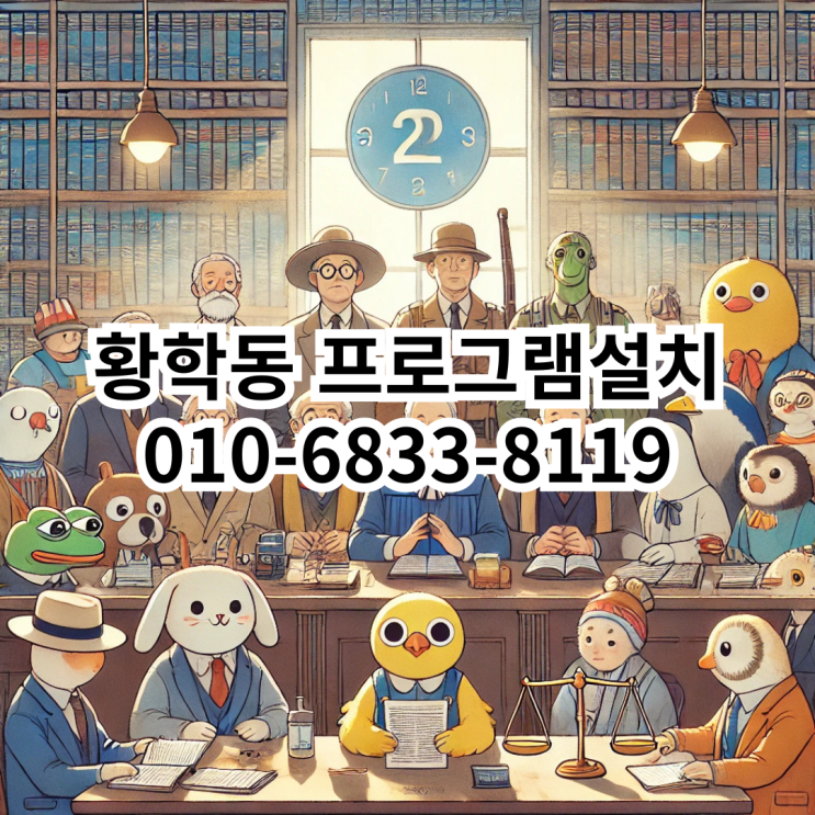  황학동 프로그램 설치 서비스 – 동네형컴퓨터