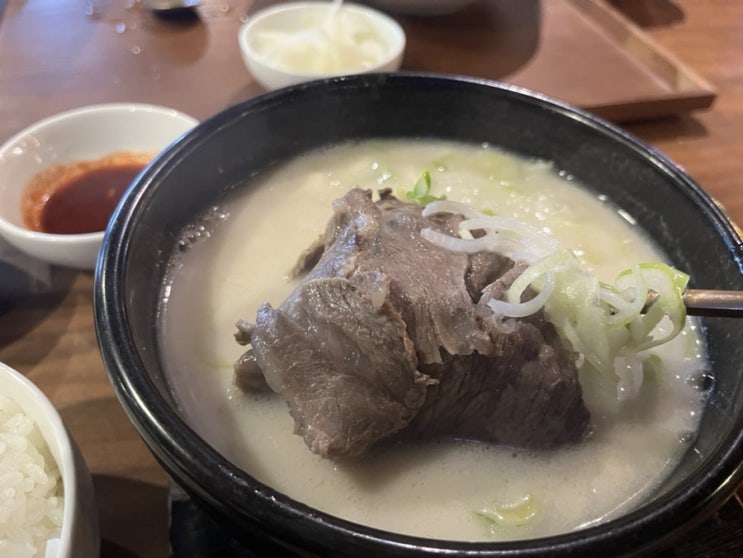  부산 거대곰탕 냉면 메뉴도 맛있네
