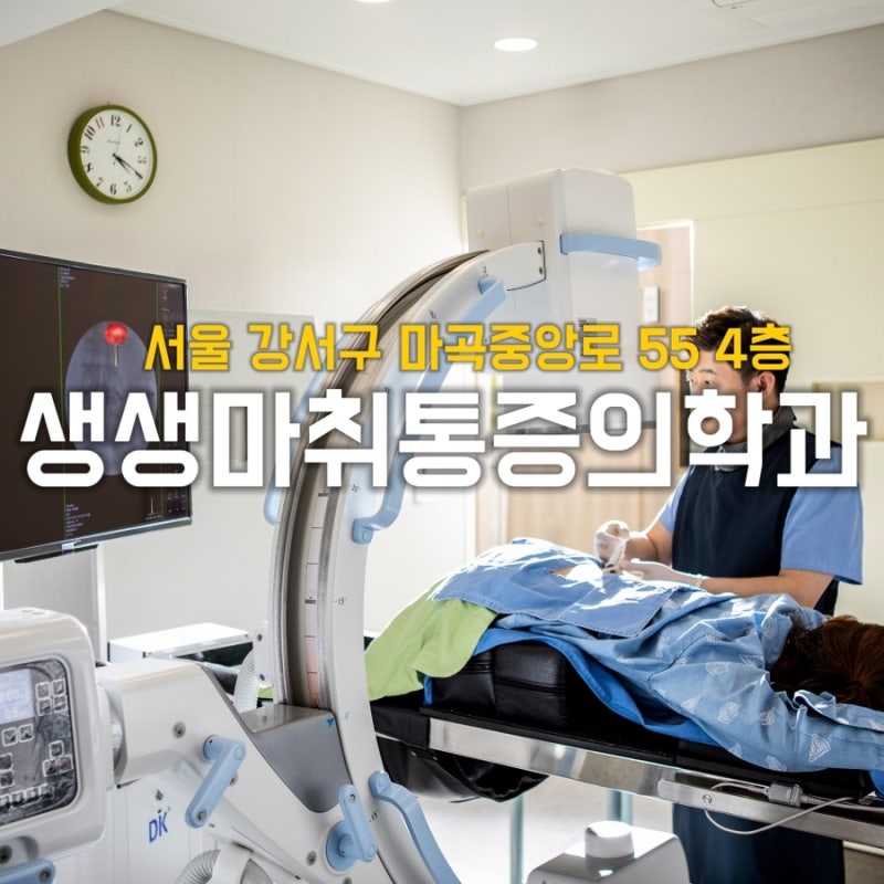 서울 강서구 마곡동 물리치료는 생생마취통증의학과