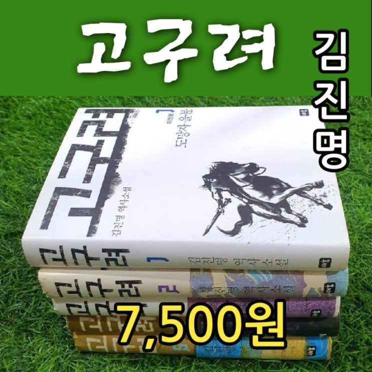  김진명 고구려 5권 세트 7,500원 완결 아님 미천왕 고국원왕 무궁화 꽃이 피었습니다 책의 작가 서울 중고책 팔기 가능한 헌책방 중고서점