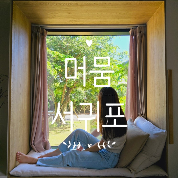  제주 서귀포 독채 펜션 실내 수영장까지 있는 머뭄
