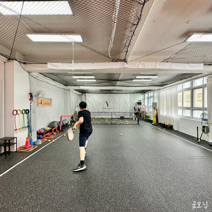  부산 서면 빅투아테니스 전포점 레슨, 스크린테니스 후기(내돈내산)