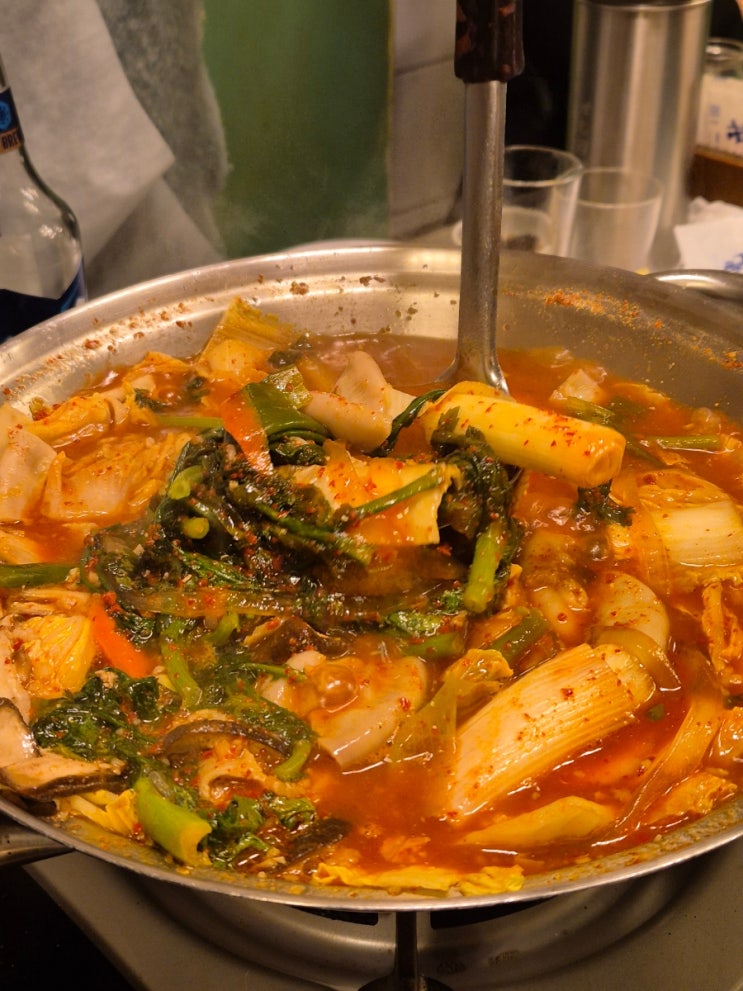  [을지로 3가] 모듬구이세트(마늘소갈비 /양 대창) 곱창전골 양 볶음밥 - 세광양대창