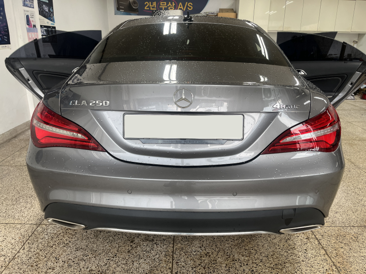  벤츠 CLA250 NTG-5200 8인치 네비 탈거 10.25인치 큐로이엑스 (QROI X) 인스톨
