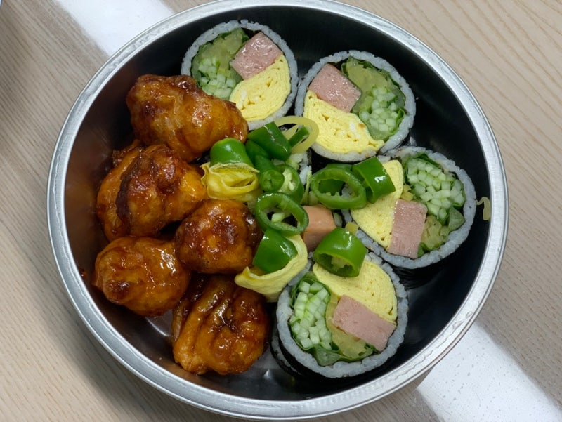 오토김밥 후암본가, 김밥 닭강정 맛집 테이크아웃만 가능, 포장 후기(내돈내산) : 네이버 블로그